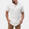 Men's Comfort Stretch Cotton Blend Stand Collar Short Sleeve Shirt 97722890Z sold by Manly