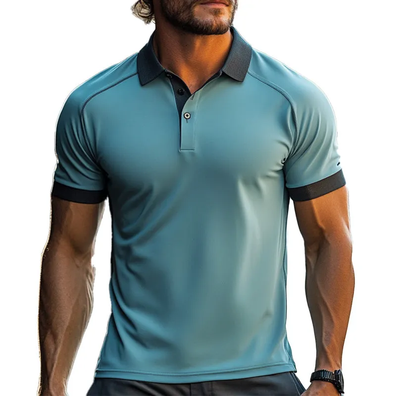 Men's Sweat-absorbent, Breathable and Quick-drying Sports Polo Shirt 94906923P sold by Manly