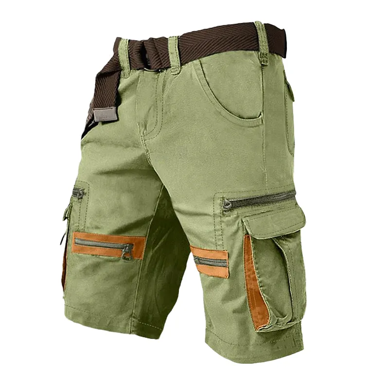 Men's Outdoor Leisure Multi-Pocket Cargo Shorts MUA1462C6X sold by Manly