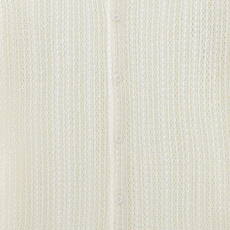 Men's Retro Jacquard Hollow Lapel Slim Short Sleeve Shirt MTA1405C5M sold by Manly product image thumbnail 3