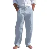 Men's Casual Cotton Solid Color Pants MUA1410C6X sold by Manly