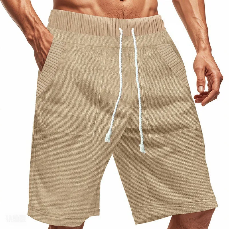 Men's Contrast Paneled Elasticated Shorts MTA1742C1X sold by Manly product image thumbnail 3