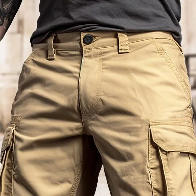 Men's Outdoor Multi-Pocket Cargo Shorts MTA1768C6X sold by Manly product image thumbnail 3