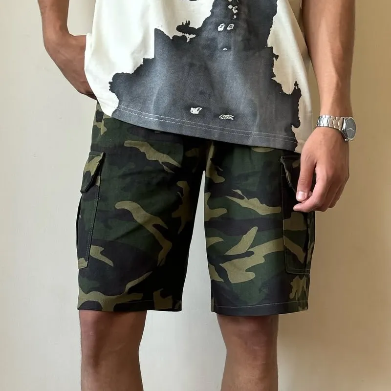Men's Fashion Camouflage Multi-pocket Cargo Shorts MTA2012C5Z sold by Manly product image thumbnail 3