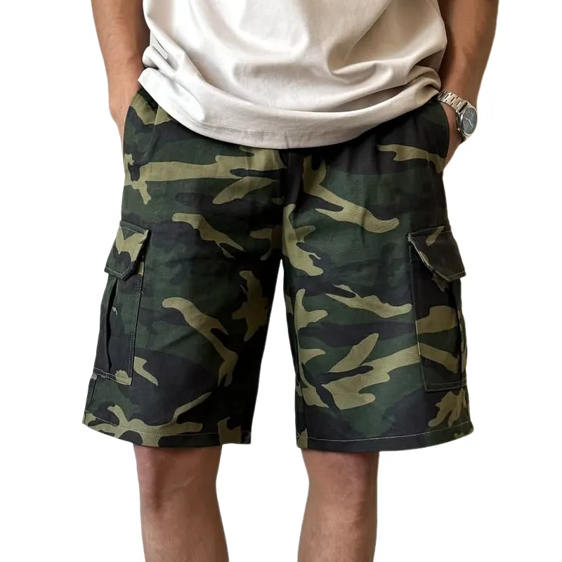 Men's Fashion Camouflage Multi-pocket Cargo Shorts MTA2012C5Z sold by Manly