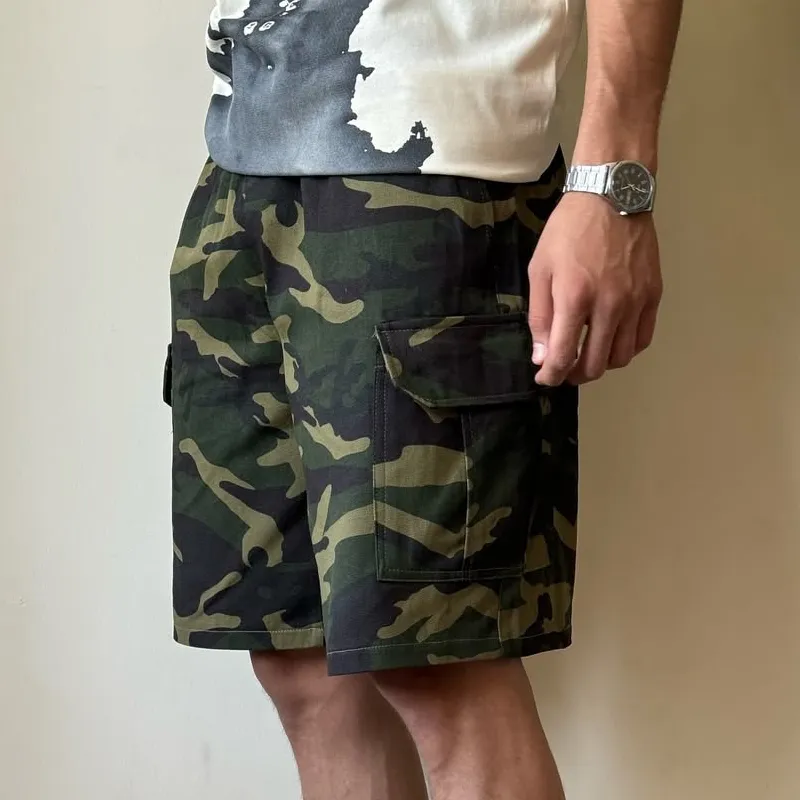 Men's Fashion Camouflage Multi-pocket Cargo Shorts MTA2012C5Z sold by Manly product image thumbnail 4