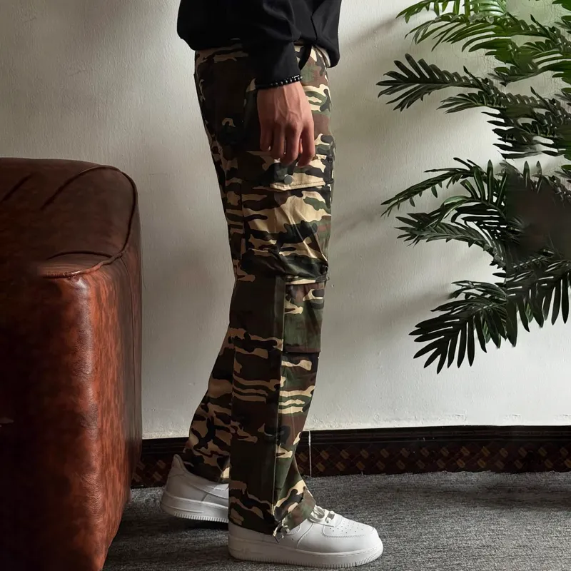 Men's Fashion Camouflage Multi-pocket Cargo Pants MTA2004C5Z sold by Manly product image thumbnail 3