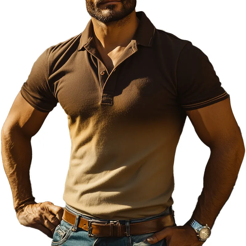 Men's Stylish And Comfortable Short-Sleeved Polo Shirt MTA2143C4P sold by Manly