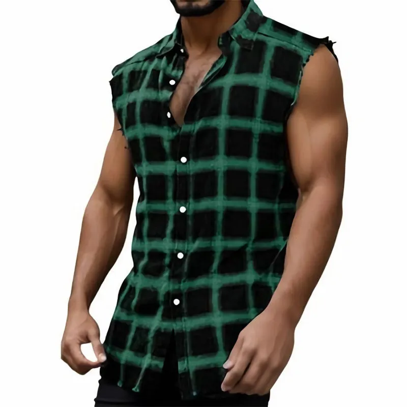 Men's Skin-friendly Breathable Retro Printed Vest MTA2405C6U sold by Manly