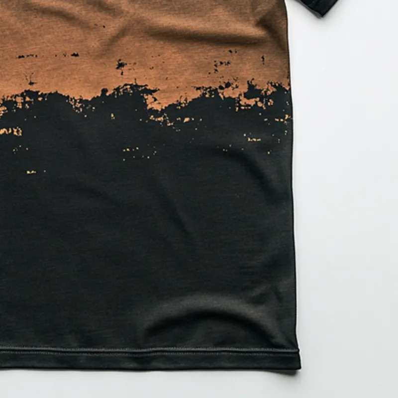 Men's Retro Casual Gradient Printed Round Neck Short Sleeve T-Shirt MTA2421C8TO sold by Manly product image thumbnail 3