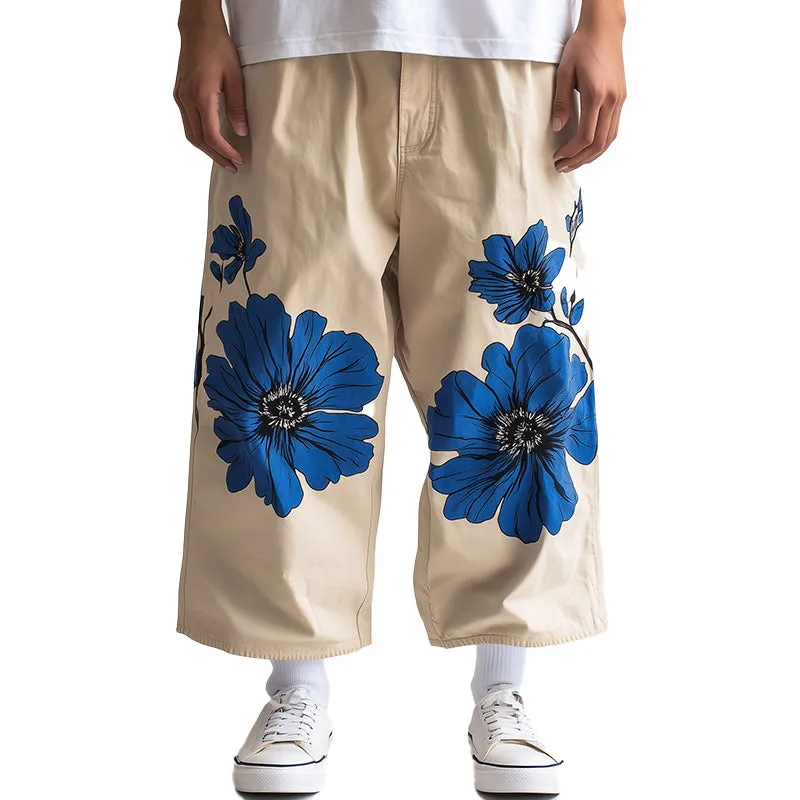 Men's Large Floral Print Casual Pants MTA2425C5P sold by Manly
