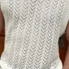 Men's Casual Round Neck Hollow Knitted Loose Tank Top MTA2564C9M sold by Manly
