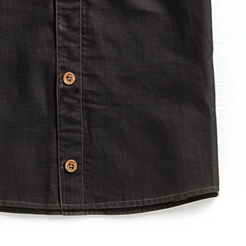 Men's Retro Casual Camouflage Printed Button Lapel Short Sleeve Shirt MTA2466C1TO sold by Manly product image thumbnail 3