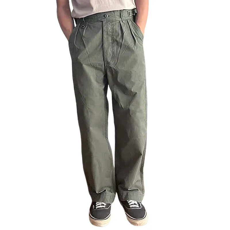 Men's Fashion Washed Cotton Multi-pocket Cargo Pants MTA2258C7Z sold by Manly