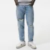 Men's Fashion Washed Holes Jeans MTA2286C0Z sold by Manly