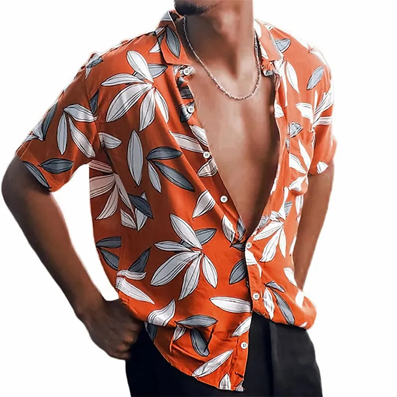 Men's Spring and Summer Printed Casual Shirt MTA2793C0U sold by Manly