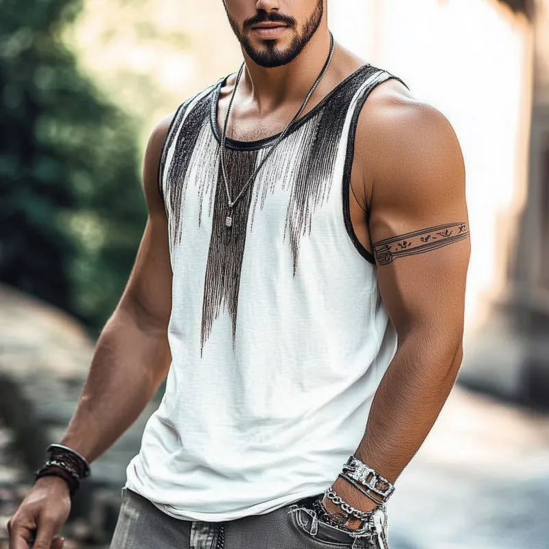 Men's Summer Comfortable Cool Tank Top MTA2865C8U sold by Manly product image thumbnail 2