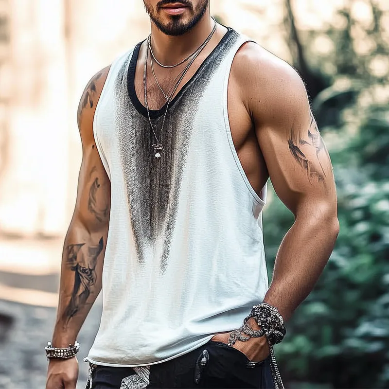 Men's Summer Comfortable Skin-Friendly Cool Tank Top MTA2808C4U sold by Manly product image thumbnail 2