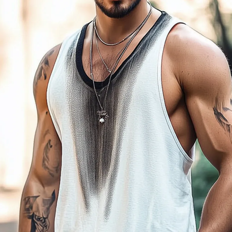 Men's Summer Comfortable Skin-Friendly Cool Tank Top MTA2808C4U sold by Manly product image thumbnail 4