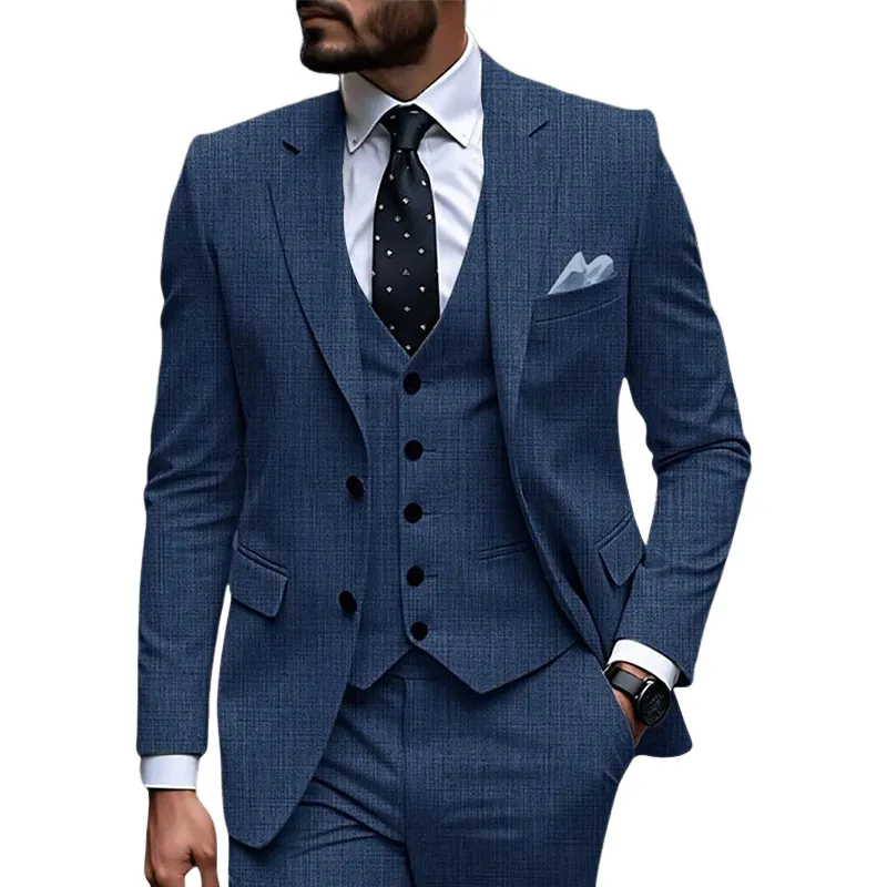 Men's Cotton And Linen Casual Business Blazers MTA2863C7X sold by Manly