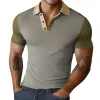 Men's Comfortable Summer Basics Classic Knitted Polo T-Shirt MTA2868C5U sold by Manly