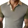 Men's Comfortable Summer Basics Classic Knitted Polo T-Shirt MTA2868C5U sold by Manly