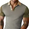 Men's Comfortable Summer Basics Classic Knitted Polo T-Shirt MTA2868C5U sold by Manly