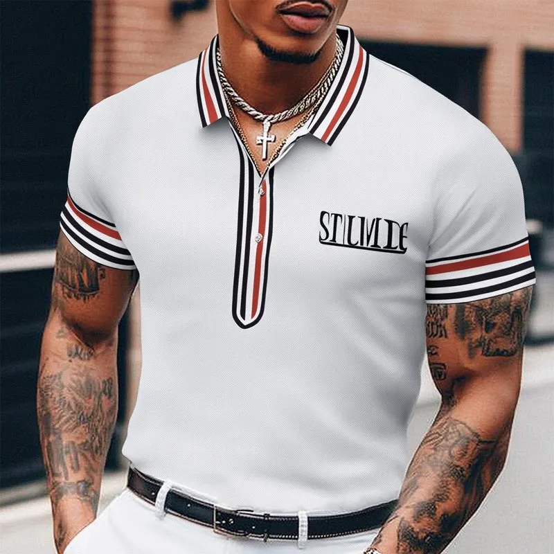 Men's Summer Comfort Polo Neck Short Sleeve T-Shirt MTA3142C8U sold by Manly product image thumbnail 2