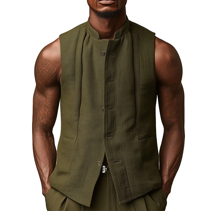 Men's Simple And Stylish Slim Vest MTA3152C0P sold by Manly