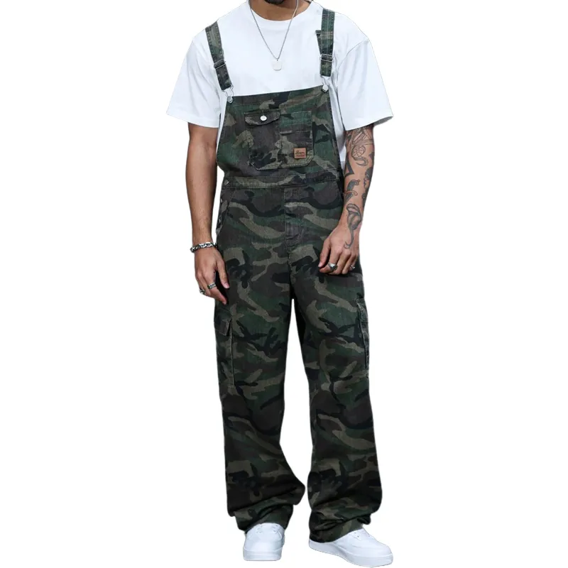 Men's Outdoor Camouflage Print Multi-Pocket Jumpsuit MTA2896C6X sold by Manly