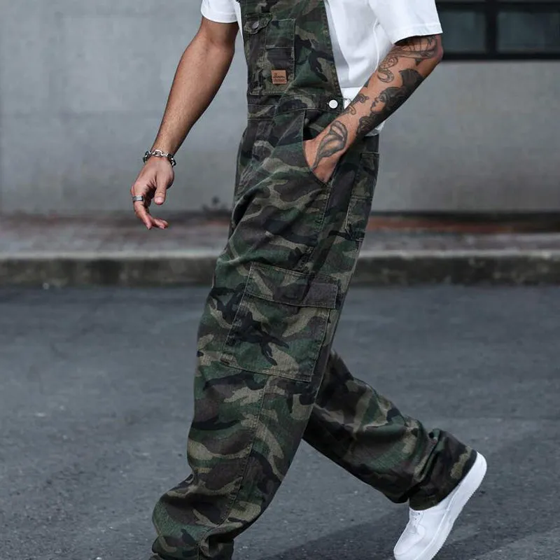 Men's Outdoor Camouflage Print Multi-Pocket Jumpsuit MTA2896C6X sold by Manly product image thumbnail 3