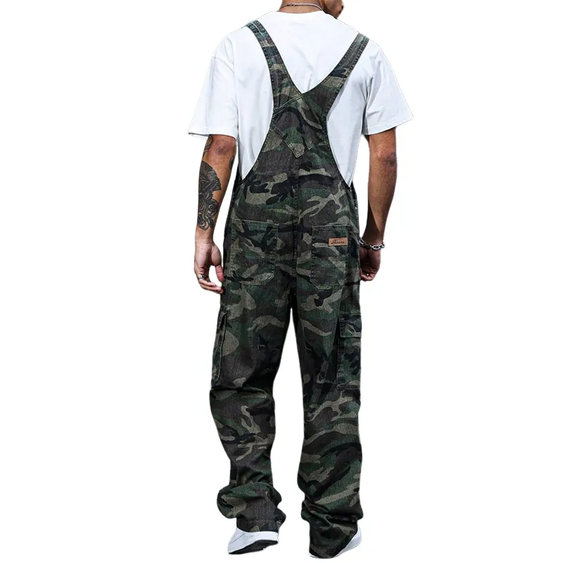 Men's Outdoor Camouflage Print Multi-Pocket Jumpsuit MTA2896C6X sold by Manly product image thumbnail 2