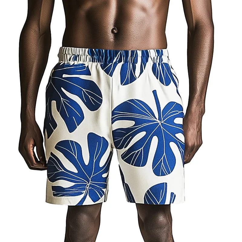 Men's Fresh Leaf Print Shorts MTA2834C8P sold by Manly