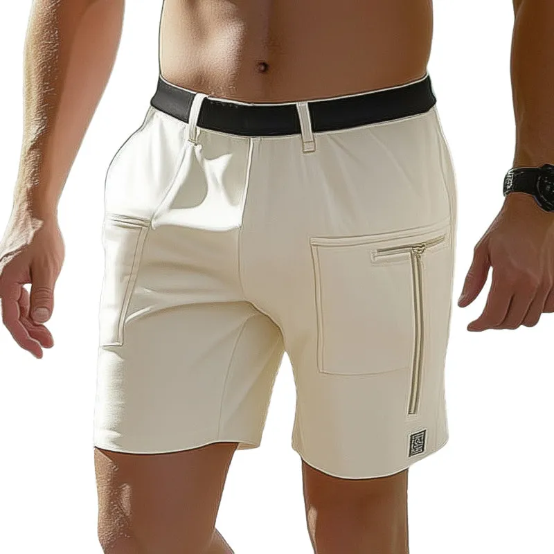 Men's Summer Basic Solid Color Casual Shorts MTA0314D7U sold by Manly