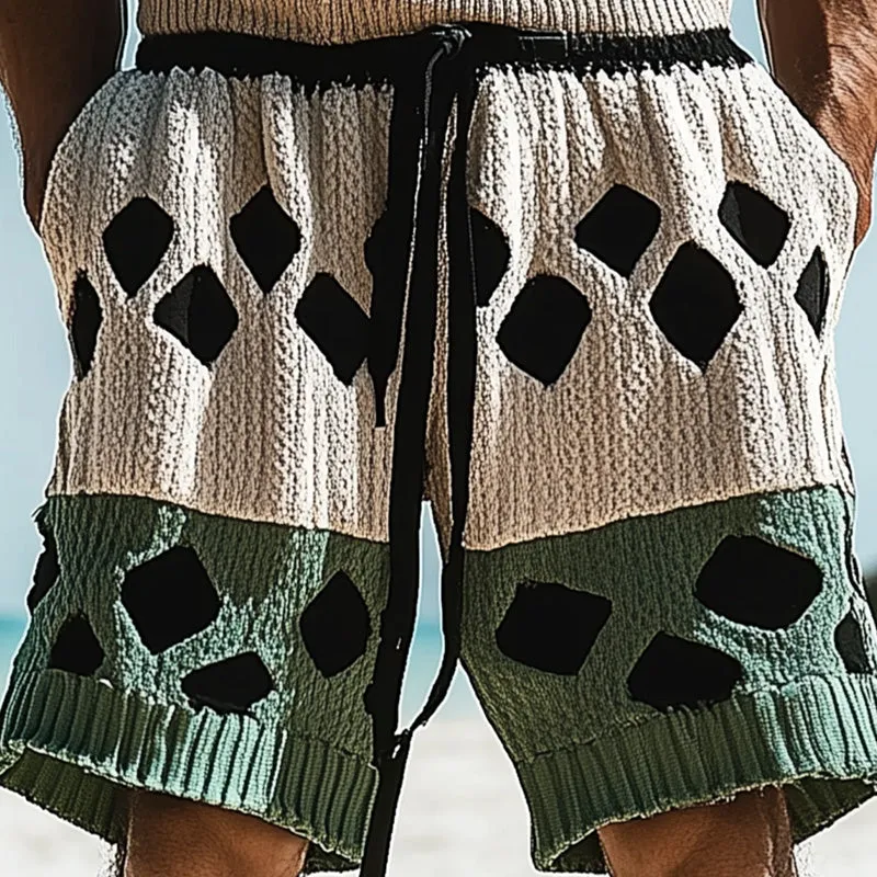 Men's Spring Fashion Woven Hollow Sports Shorts MTA0388D9P sold by Manly product image thumbnail 3