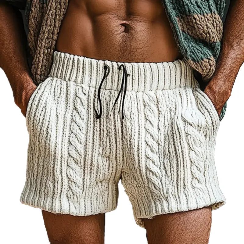 Men's Spring Fashion Solid Color Woven Sports Casual Shorts MTA0351D8P sold by Manly