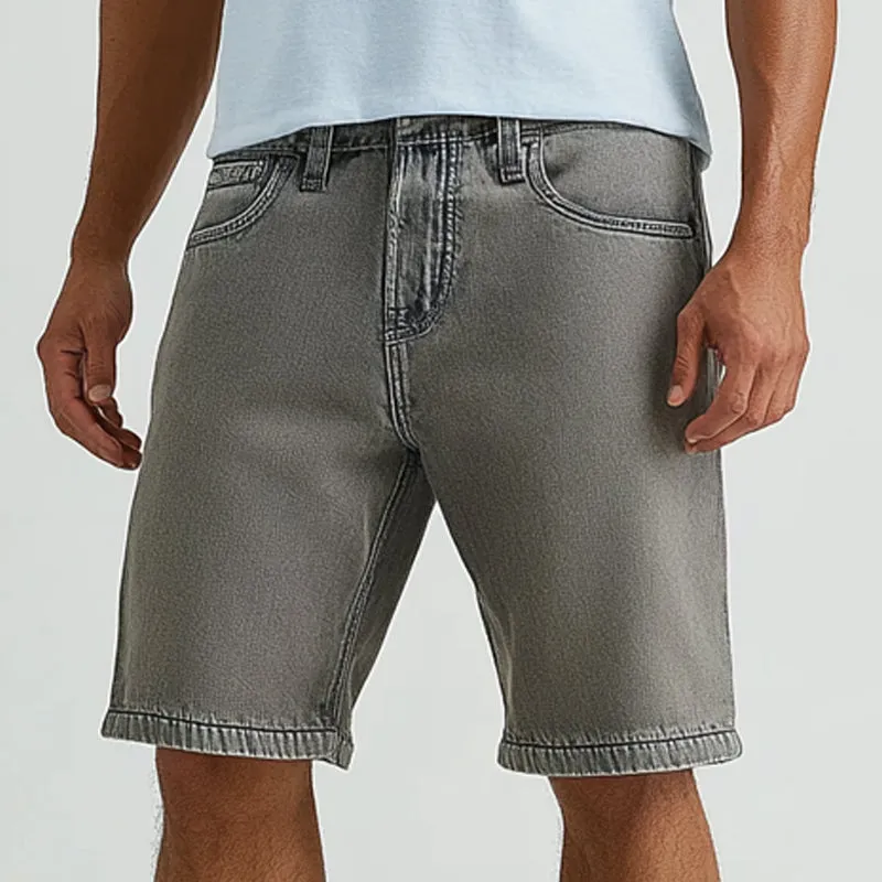 Men's Denim Retro Casual Shorts MTA0320D6X sold by Manly product image thumbnail 3