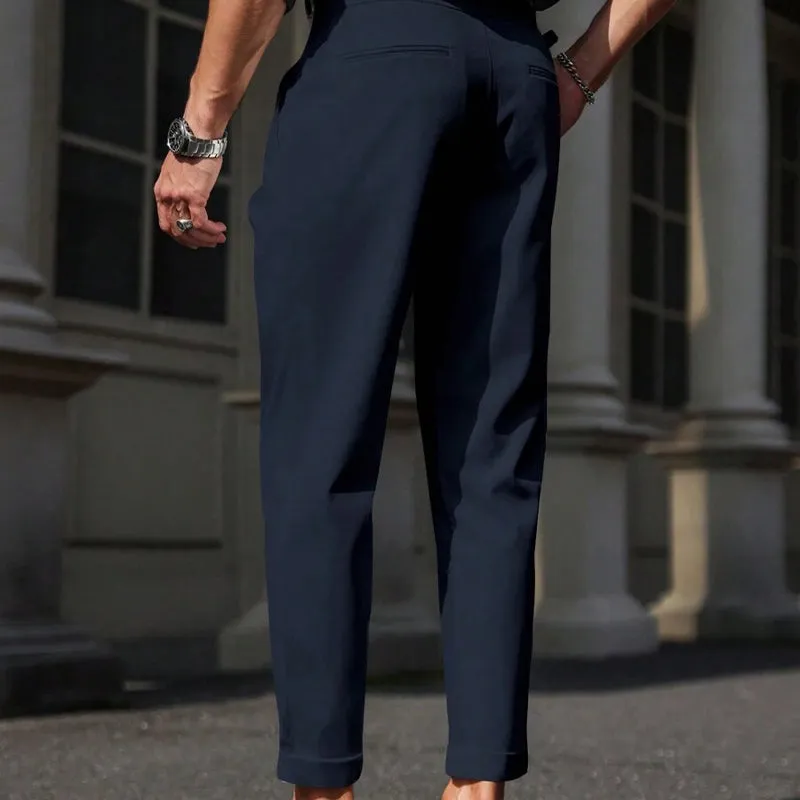 Men's Casual Solid Color Suit Pants MTA0379D7X sold by Manly product image thumbnail 5