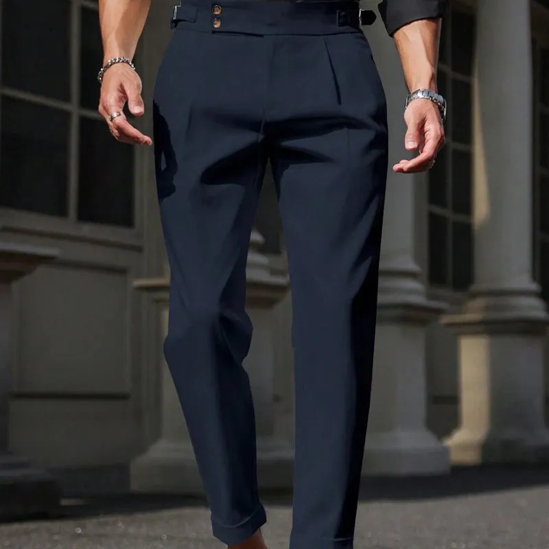 Men's Casual Solid Color Suit Pants MTA0379D7X sold by Manly product image thumbnail 4