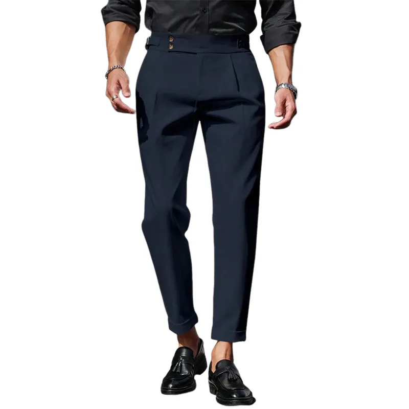 Men's Casual Solid Color Suit Pants MTA0379D7X sold by Manly product image thumbnail 2