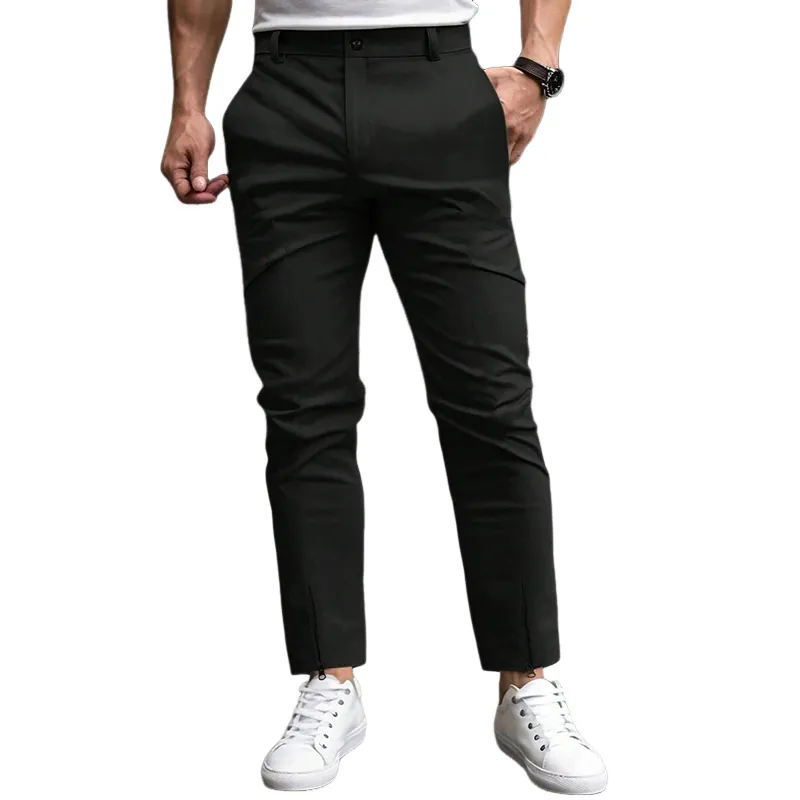 Men's Solid Color Casual Suit Pants MTA0366D4X sold by Manly