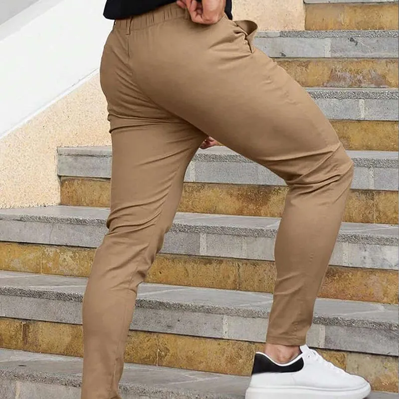Men's Solid Color Casual Suit Pants MTA0366D4X sold by Manly product image thumbnail 4