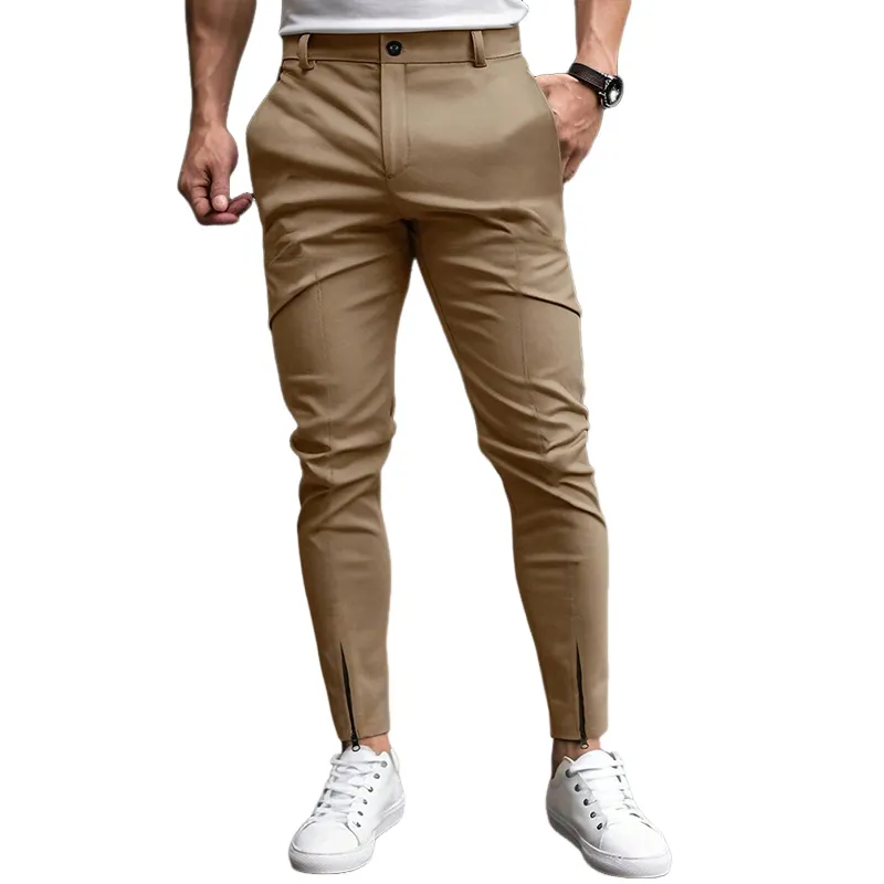 Men's Solid Color Casual Suit Pants MTA0366D4X sold by Manly product image thumbnail 2