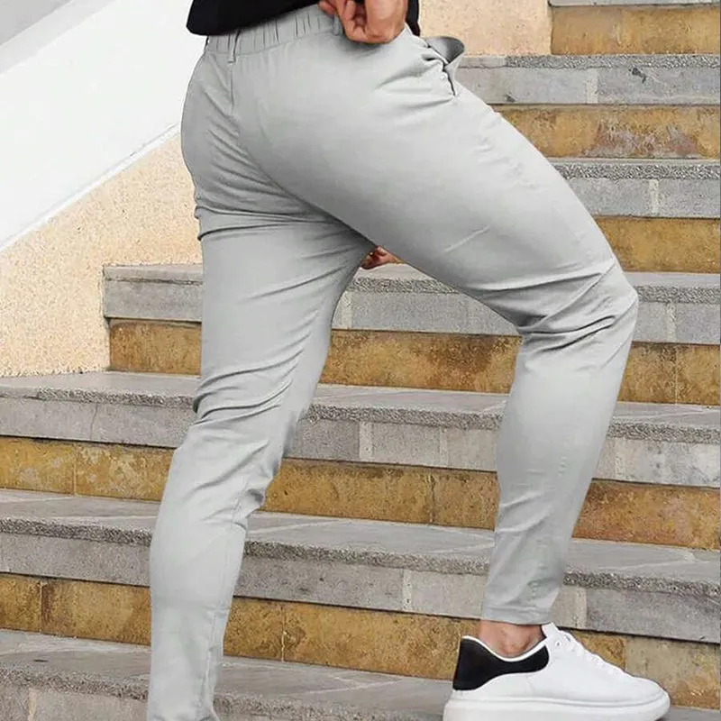 Men's Solid Color Casual Suit Pants MTA0366D4X sold by Manly product image thumbnail 5