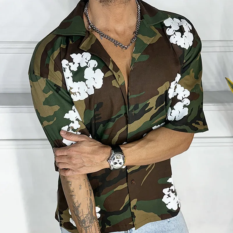 Men's Outdoor Camo Print Short Sleeve Shirt MTA3122C3X sold by Manly product image thumbnail 2