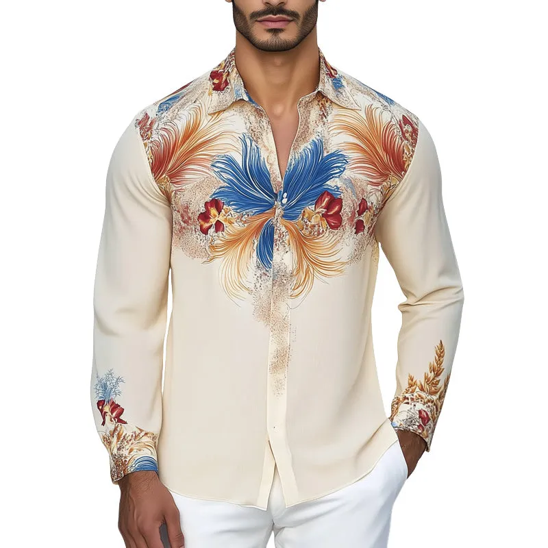 Men's Summer Brightly Printed Casual Skin-Friendly Shirt MTA0205D4U sold by Manly