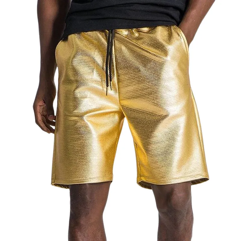 Men's Summer Fashion Gold Loose Shorts MTA0106D3U sold by Manly