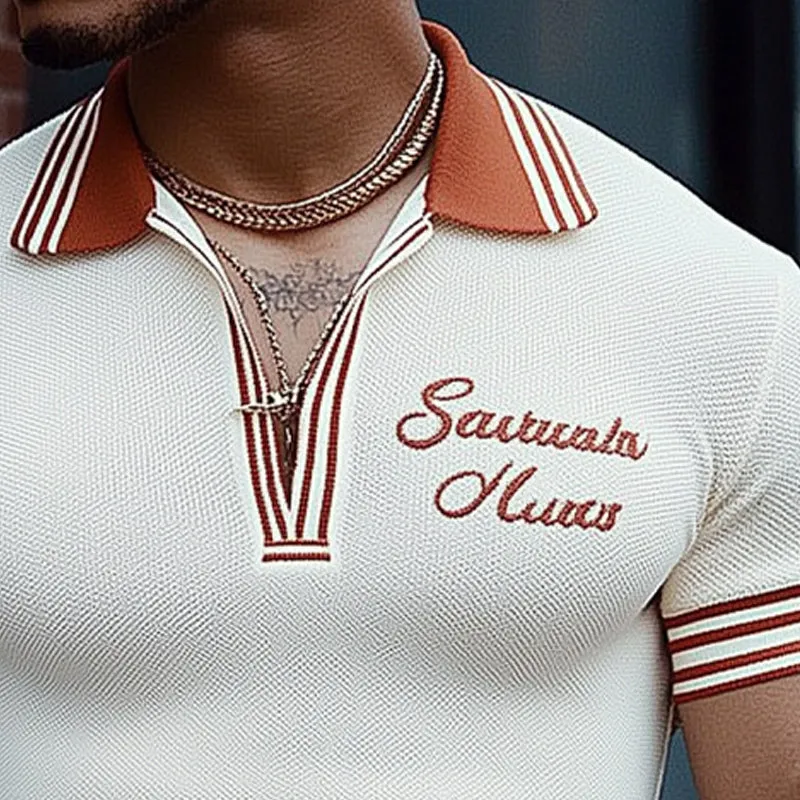 Men's Summer Fashion Polo Neck Slim Fit T-Shirt MTA3197C2U sold by Manly product image thumbnail 3