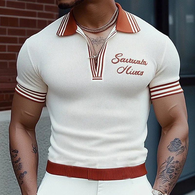 Men's Summer Fashion Polo Neck Slim Fit T-Shirt MTA3197C2U sold by Manly product image thumbnail 2