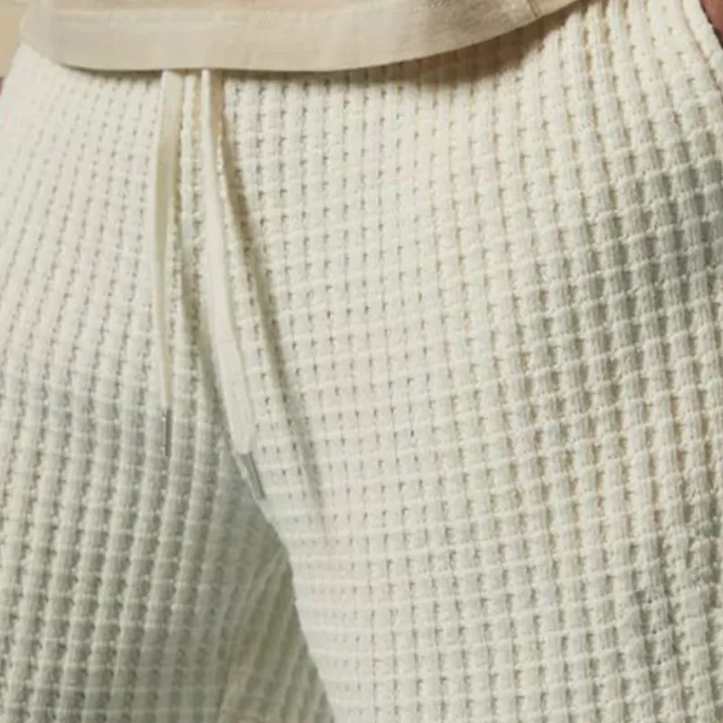 Men's Spring and Summer Fashion Waffle Elastic Waist Casual Shorts MTA0706D2K sold by Manly product image thumbnail 3